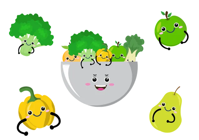 World Vegetarian Day Illustration