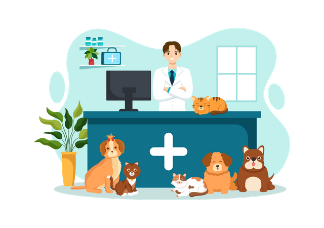 World Veterinary Day  Illustration