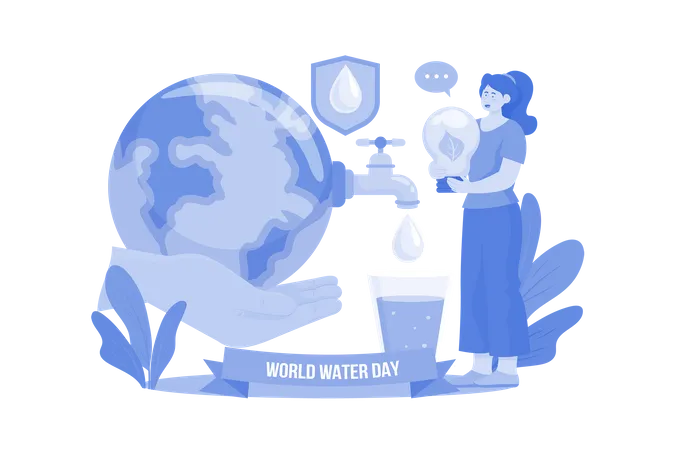 World Water Day Illustration