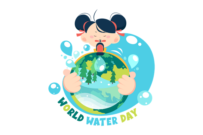 World Water Day  Illustration