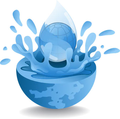 World water day event  Illustration