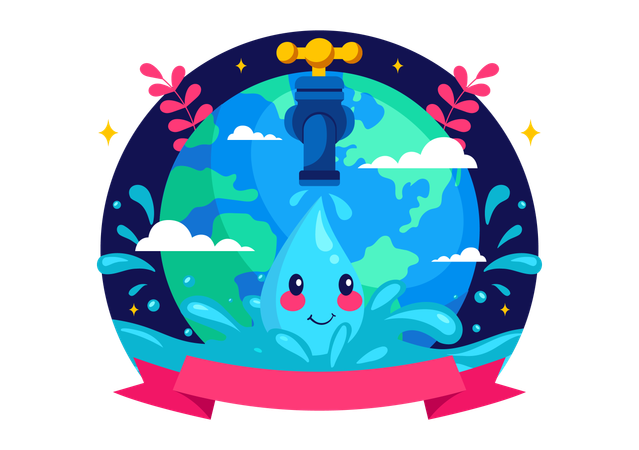 World Water Day  Illustration