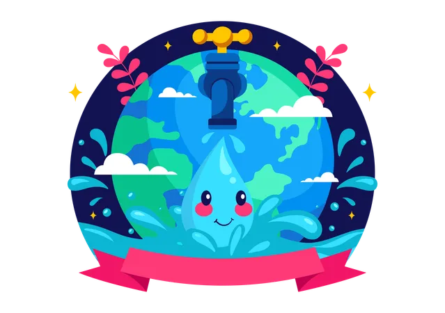 World Water Day  Illustration