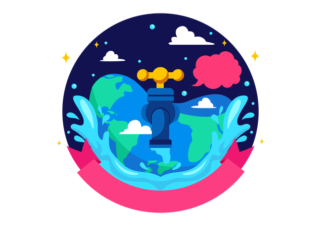 World Water Day  Illustration