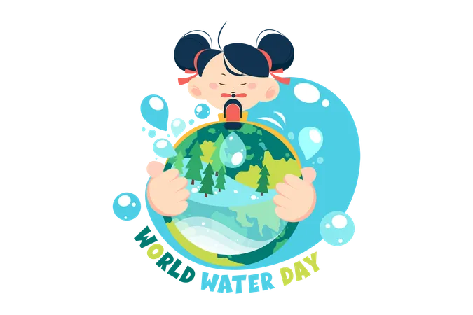 World Water Day  Illustration