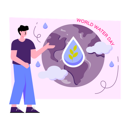 World Water Day  Illustration