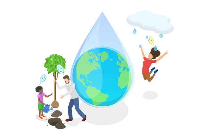 World Water Day  Illustration