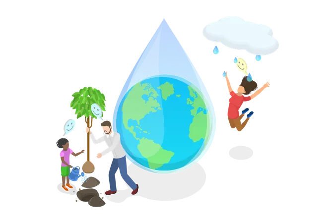 World Water Day  Illustration