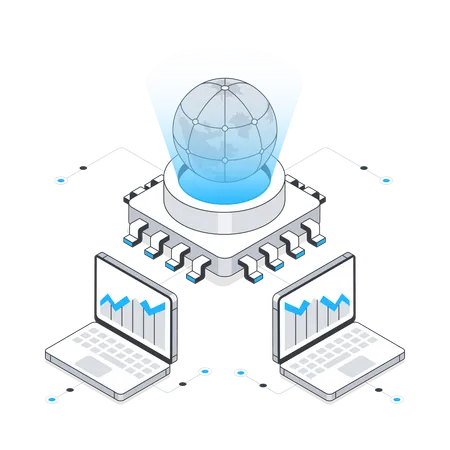 World Wide Network  Illustration