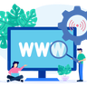 illustration for world-wide-web