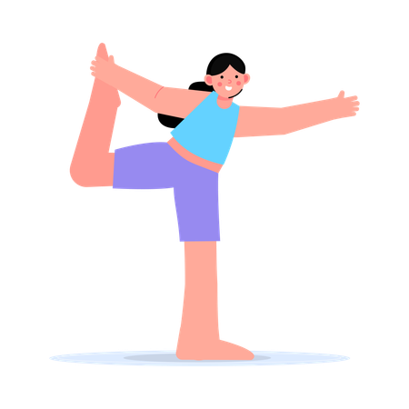 World yoga day  Illustration