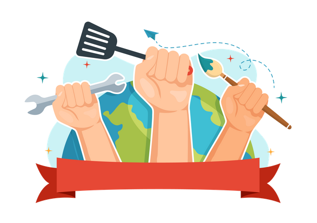 World Youth Skills Day  Illustration