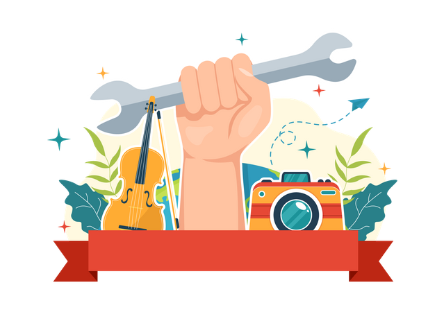 World Youth Skills Day  Illustration