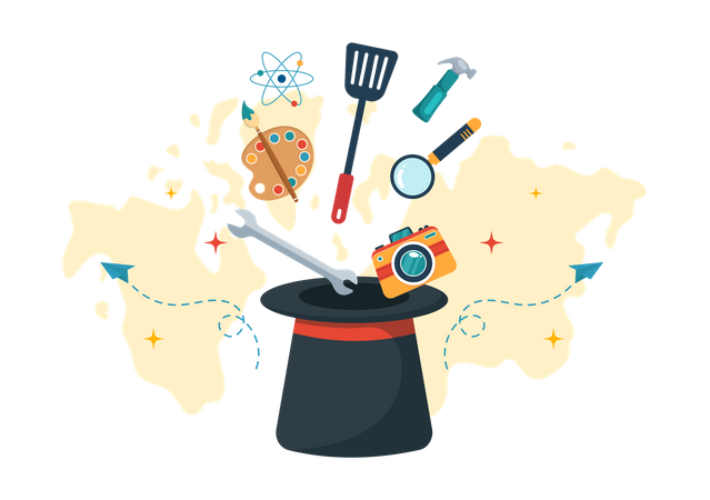 World Youth Skills Day  Illustration