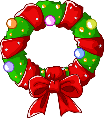 Wreath Christmas  Illustration