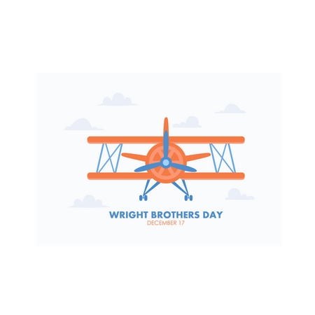 Wright Brothers day  Illustration