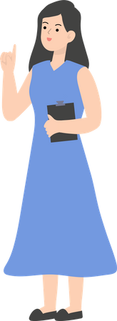 Write Down On Report  Illustration