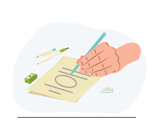 Write letter  Illustration