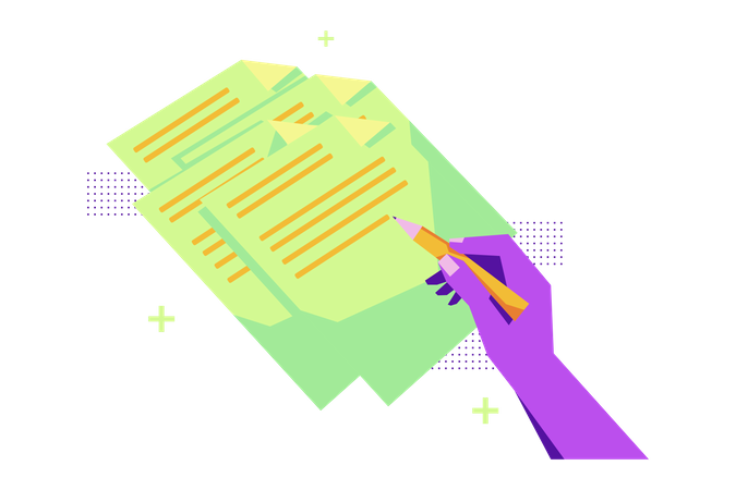 Write Mail  Illustration