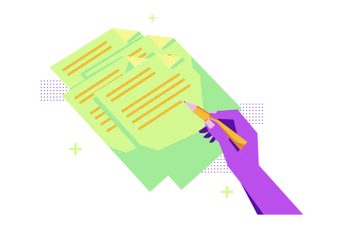 Write Mail  Illustration