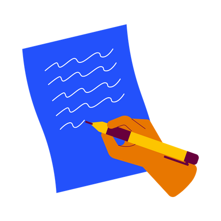 Writing  Illustration
