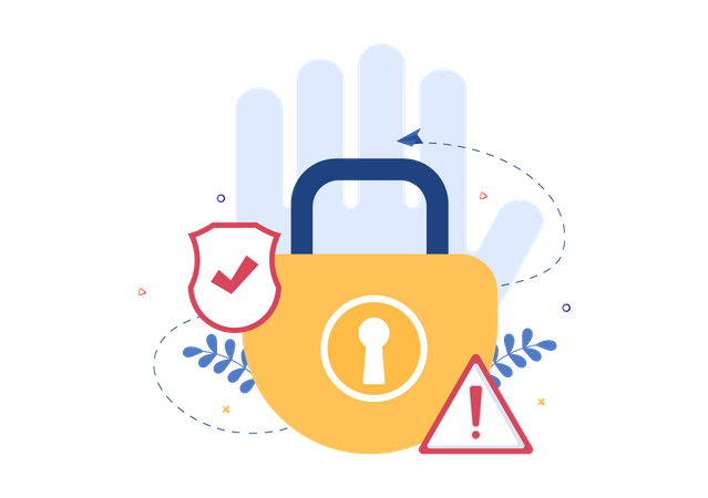 Wrong Password  Illustration
