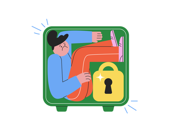 Wrong password  Illustration