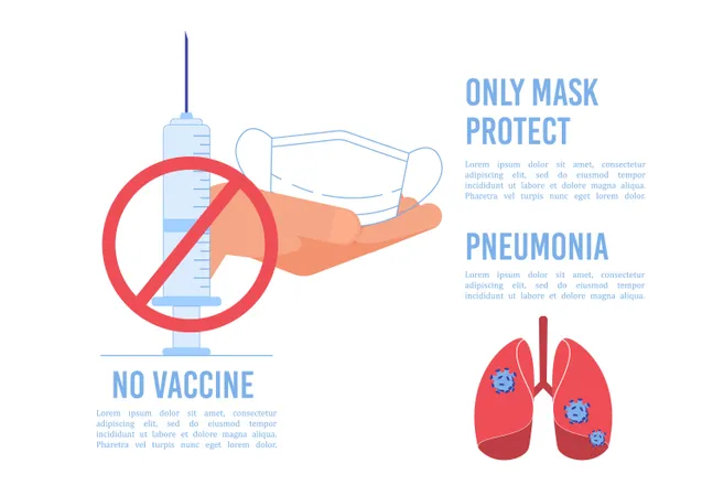 Infografik zur Warnung vor einer Coronavirus-Infektion in Wuhan  Illustration