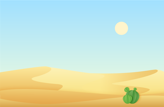 Wüste  Illustration