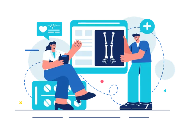 X Ray Analysis Report  Illustration