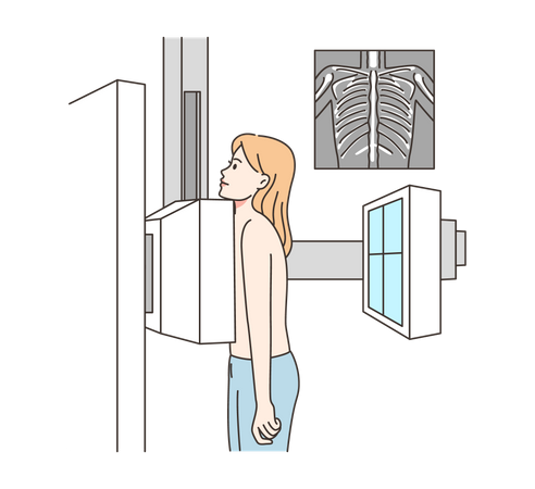 X ray machine  Illustration