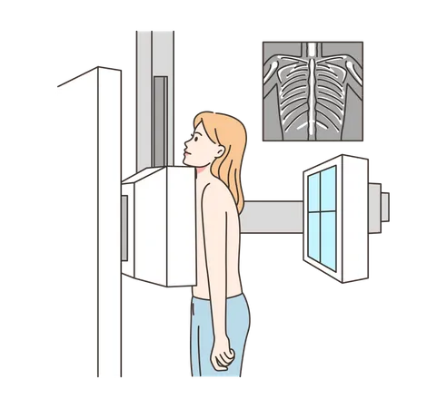 X ray machine  Illustration