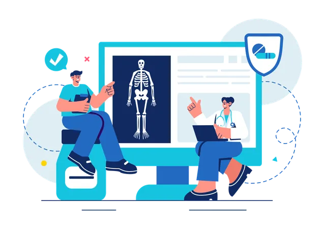 X Ray Procedure  Illustration