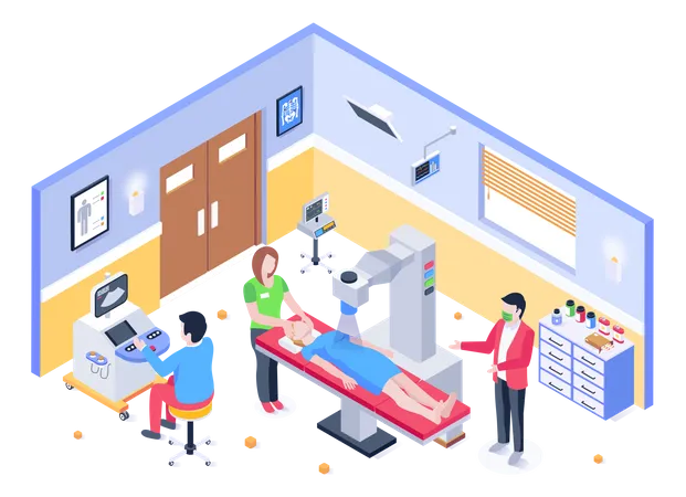 X-ray Room  Illustration