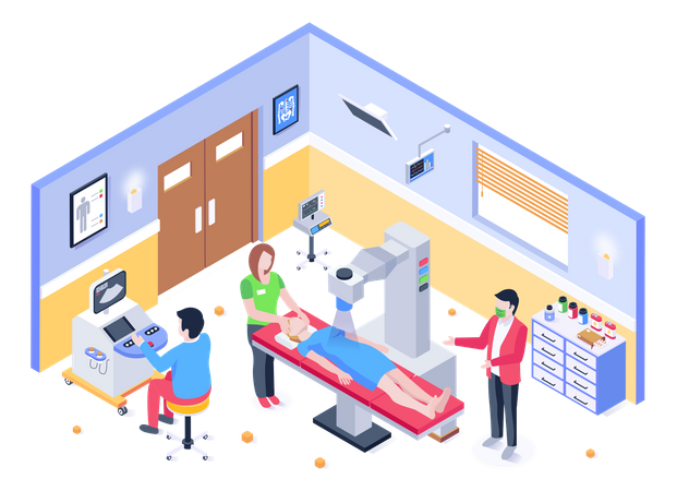 X-ray Room  Illustration