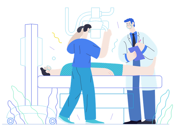 X-ray test  Illustration