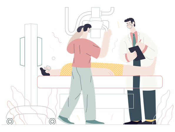 X-ray test  Illustration