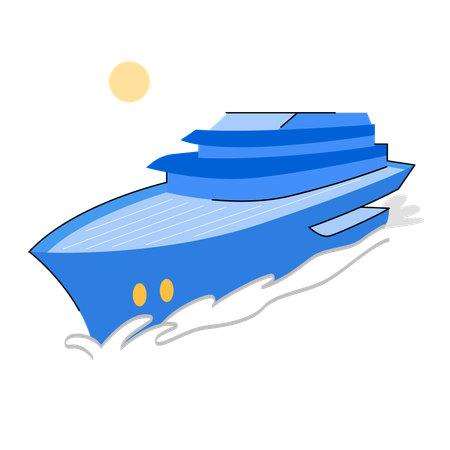 Yacht  Illustration