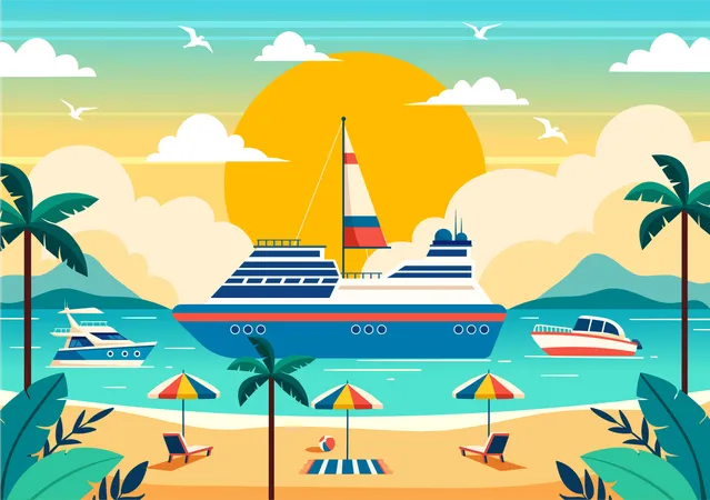 Yachts  Illustration