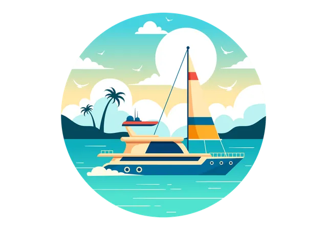 Yachts  Illustration