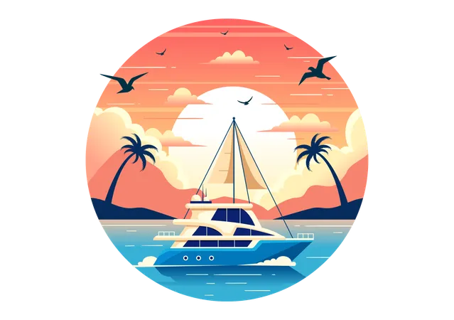 Yachts  Illustration