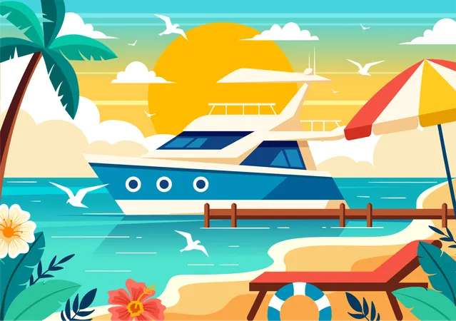 Yachts  Illustration