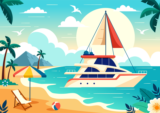 Yachts  Illustration