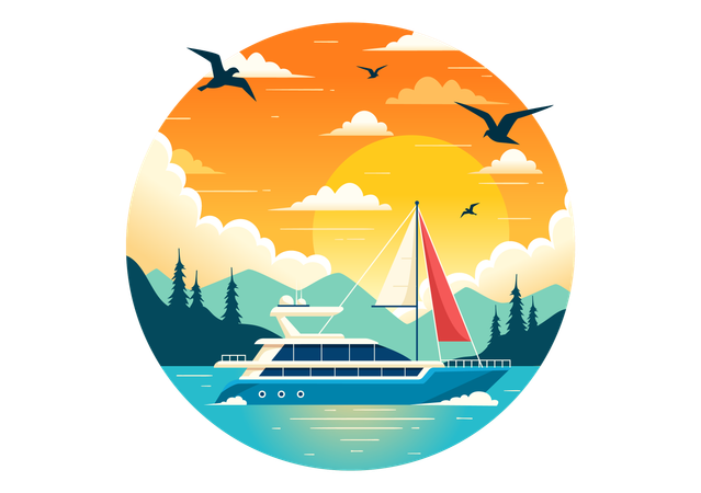 Yachts  Illustration