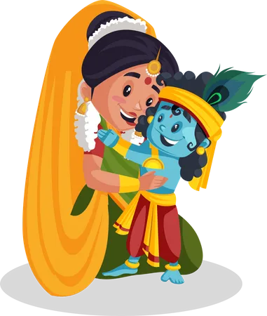 11 Little Krishna Illustrations - Free in SVG, PNG, EPS - IconScout