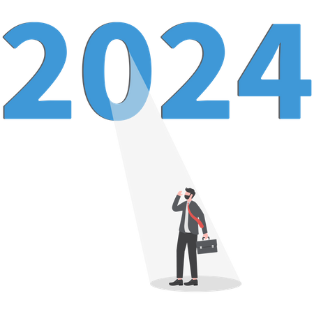 Year 2024 business opportunity  Illustration