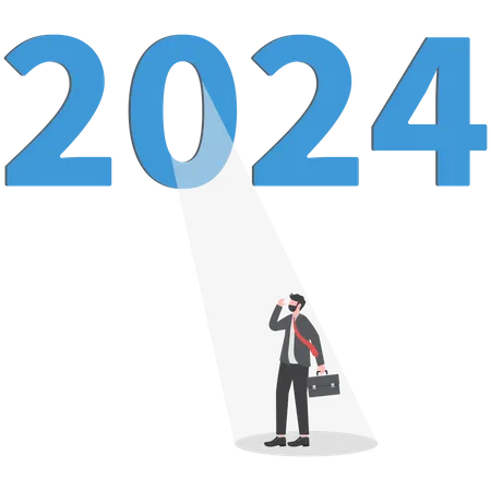 Year 2024 business opportunity  Illustration