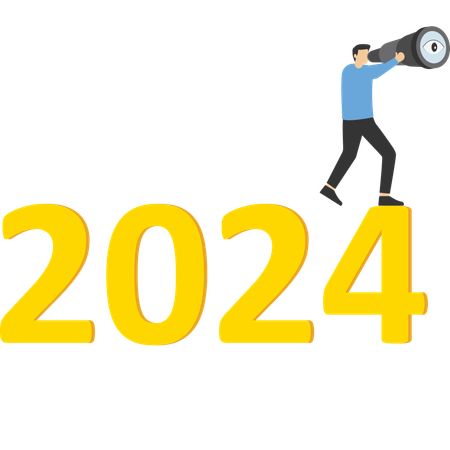 Year 2024 business outlook  Illustration