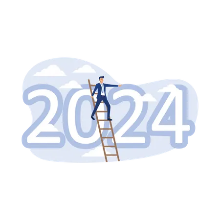 Year 2024 economic outlook  Illustration