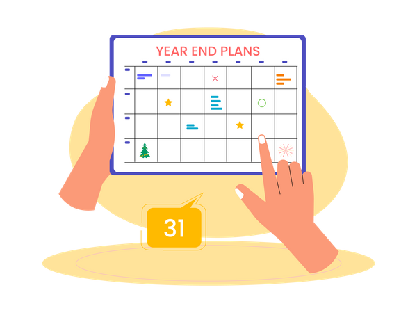 Year End Planning  Illustration